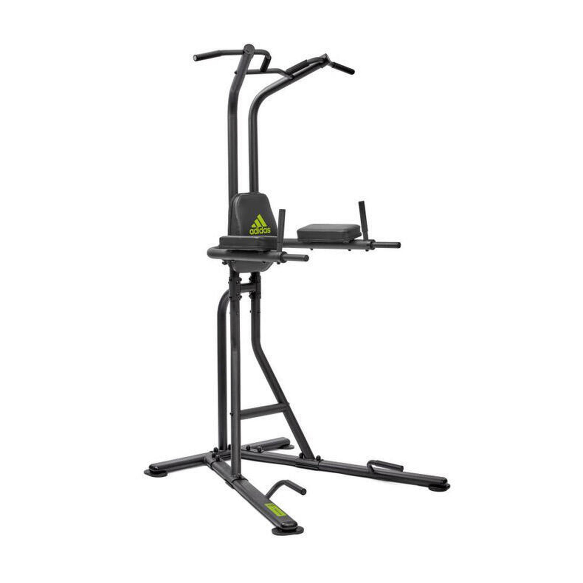 Adidas - Power Tower Performance - Charge Maximale 135 Kg - Acier - Rembourrée - Chaise Romaine - Noir - Taille Unique - Decathlon
