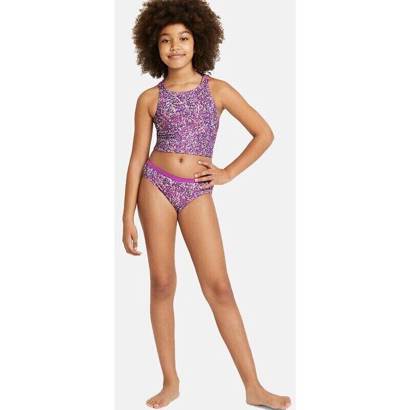 Costum de baie copii Nike Big Kids' (Girls') Spiderback, Mov