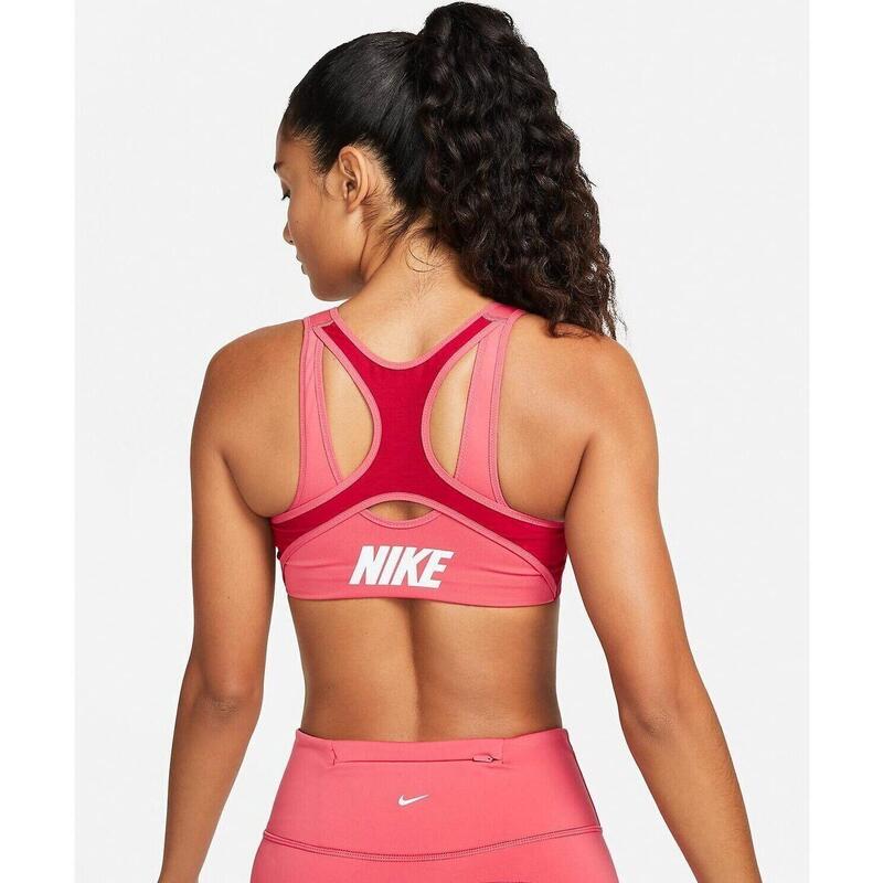 Bustiera femei Nike Dri-FIT Shape, Roz