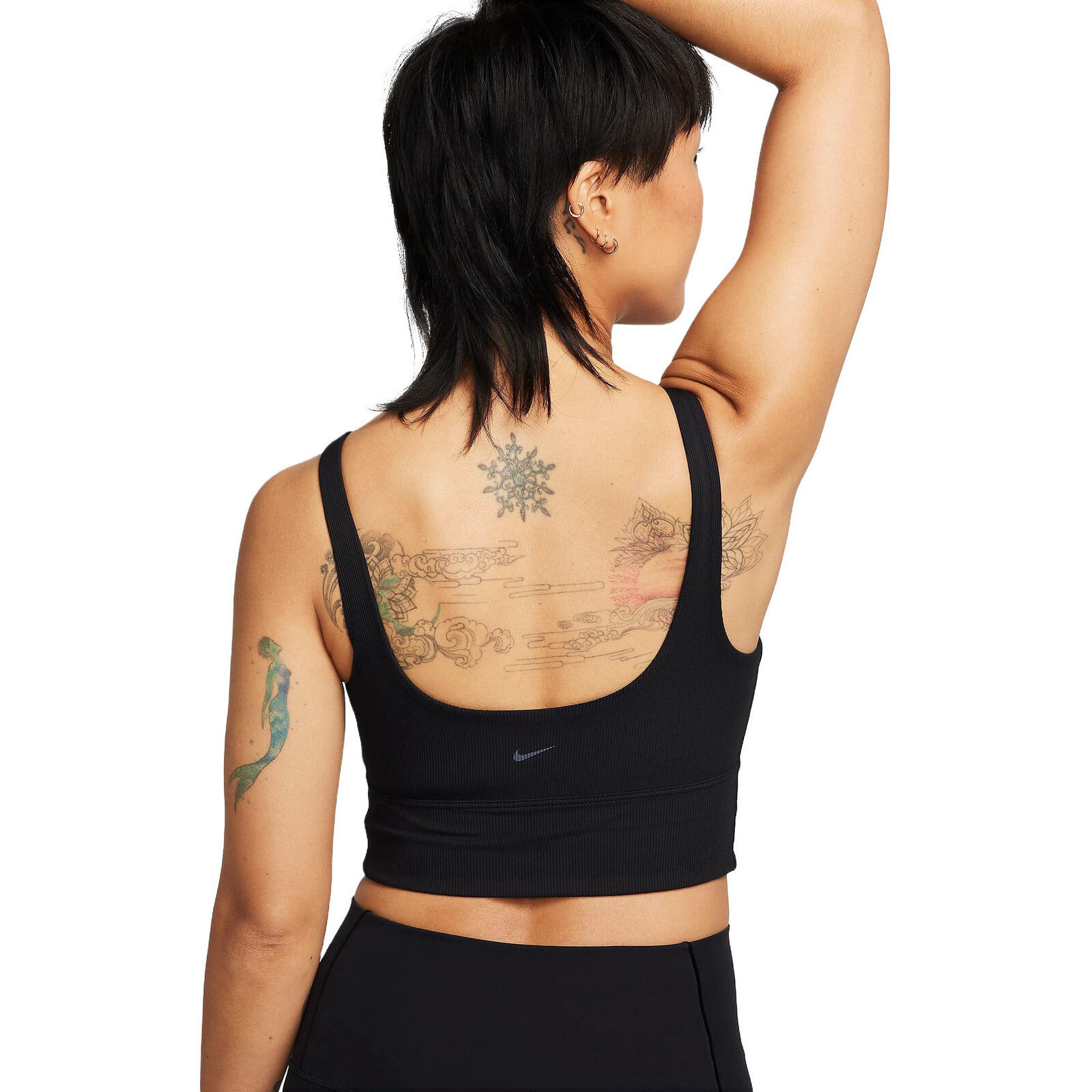 Sostén Nike Zenvy Rib, Negro, Mujer 2/5