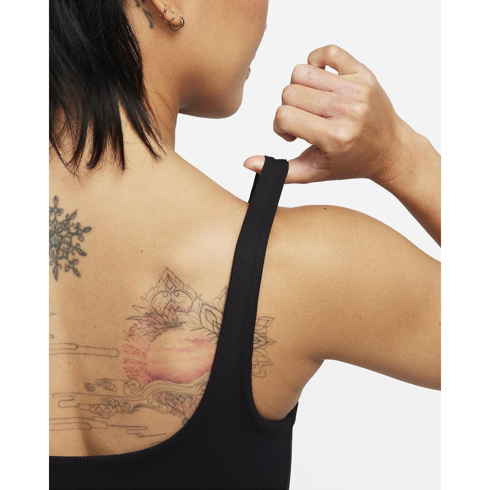 Sostén Nike Zenvy Rib, Negro, Mujer 4/5