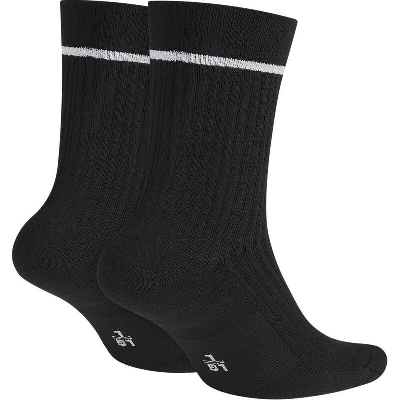 Sosete unisex Nike SNKR Sox Essential Crew (2 Pairs), Negru