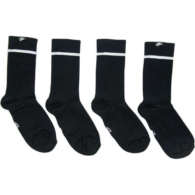 Sosete unisex Nike SNKR Sox Essential Crew (2 Pairs), Negru