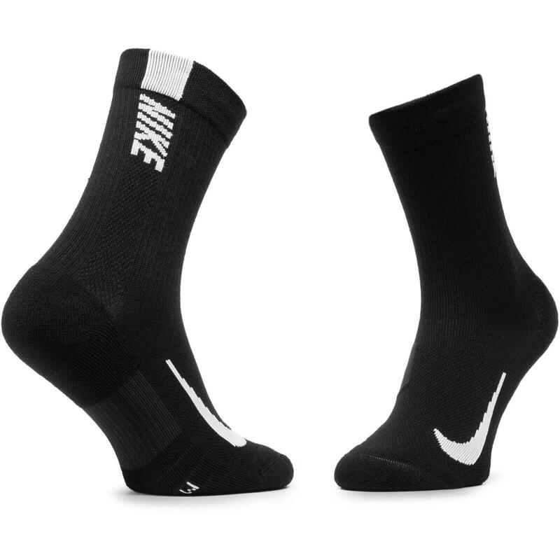 Sosete unisex Nike Multiplier Crew, Negru