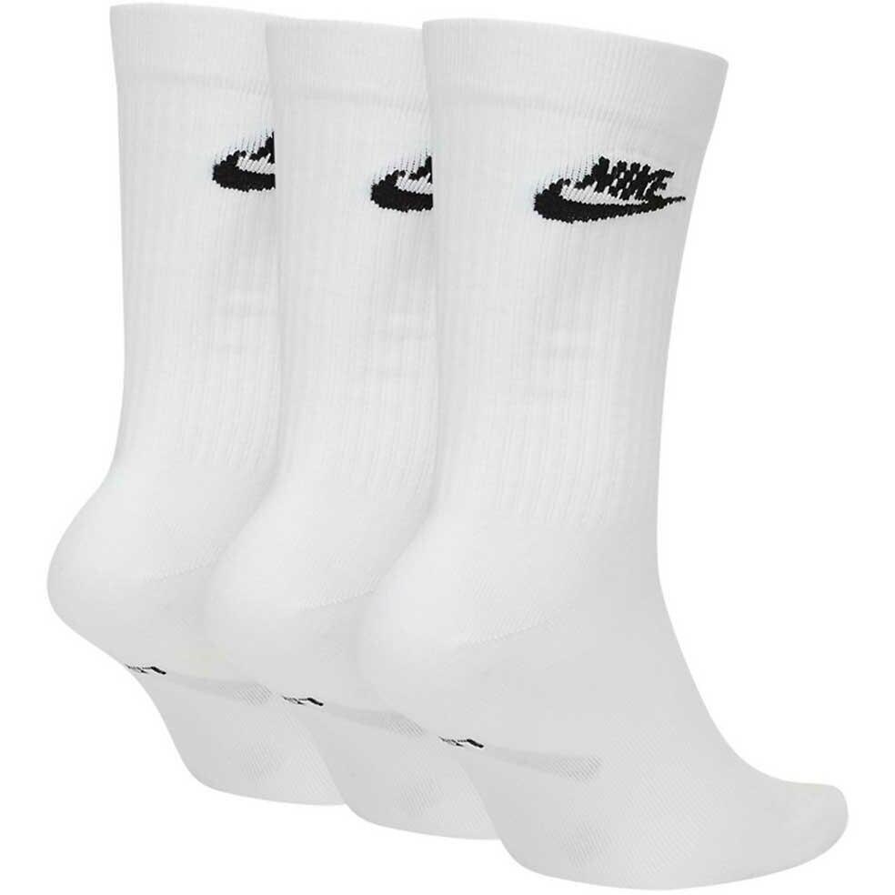 SOKKEN Nike Sportswear Everyday Essential Crew 3 Pairs, Wit, Uniseks 2/5