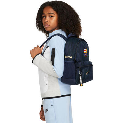 Rugzak nike nike f.c. barcelona jdi mini backpack 11l, blauw, kinderen