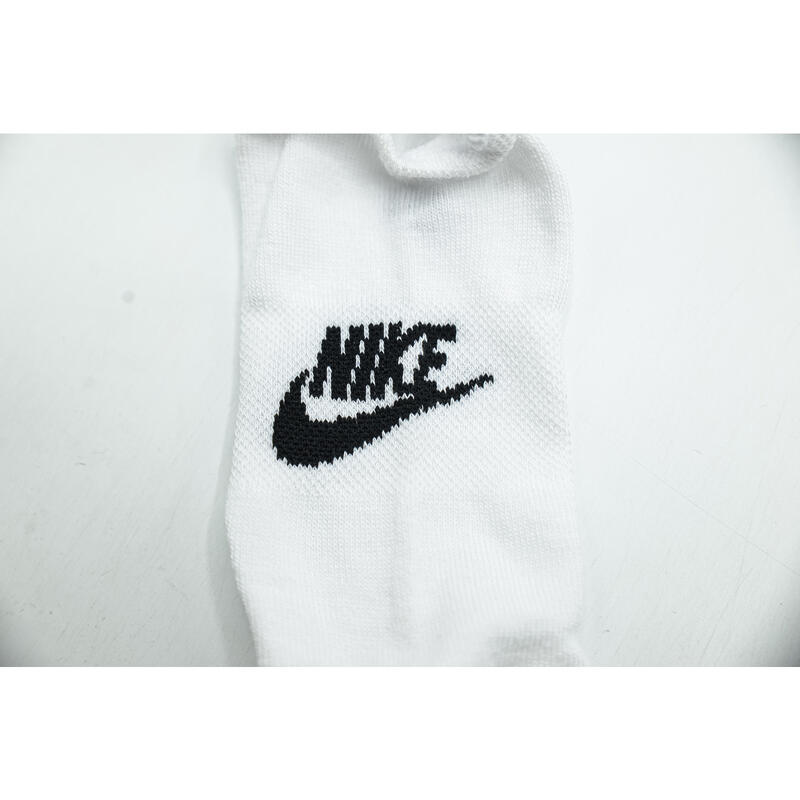 ZOKNI Nike Sportswear Everyday Essential No-Show Socks 3, Fehér, Unisex