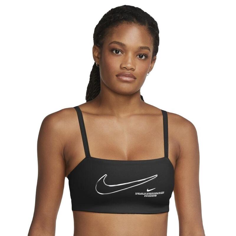 Bustiera femei Nike Dri-FIT Indy, Negru