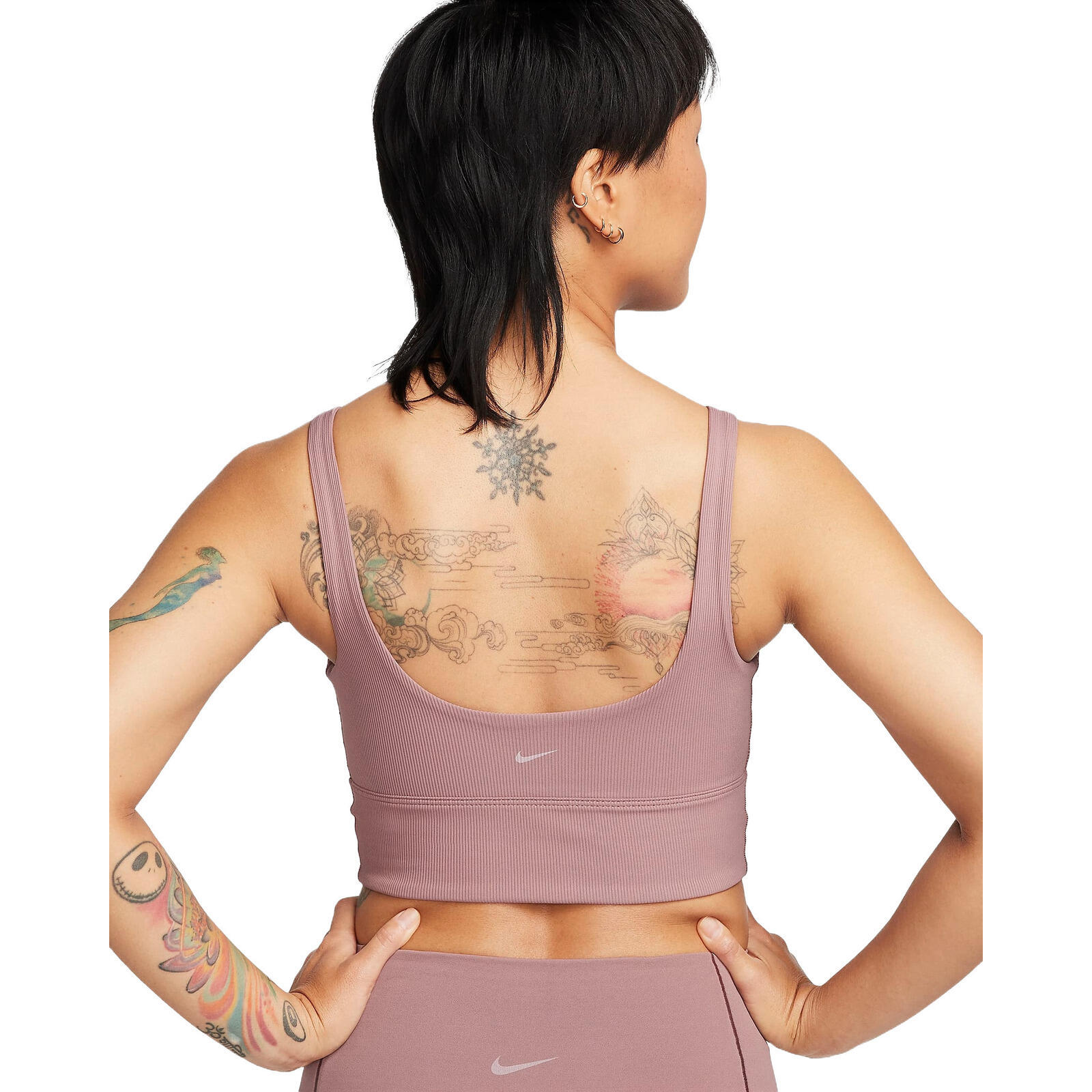 Reggiseno Nike Zenvy Rib, Viola, Donne 2/5