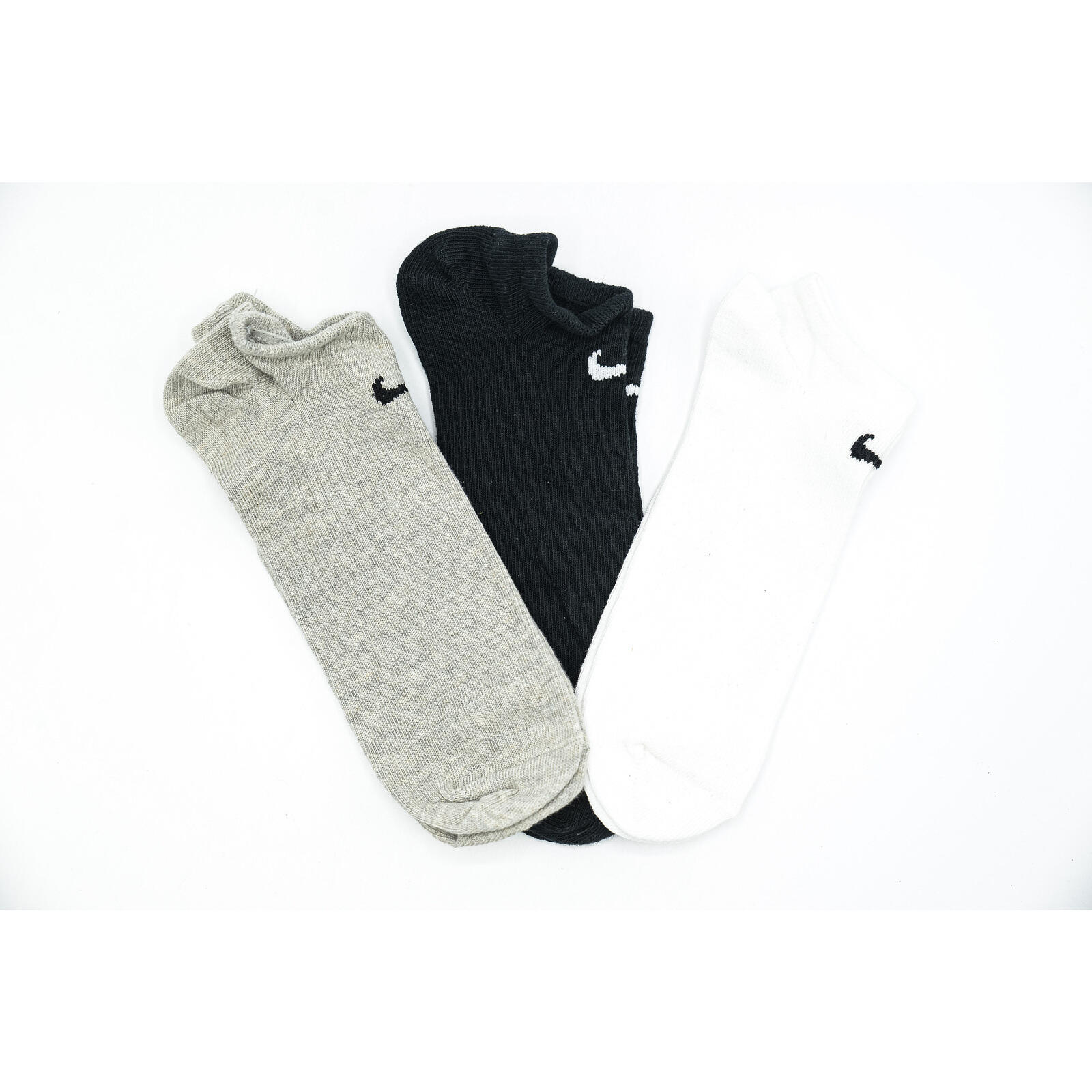 3 Paar Nike Sneaker Socken No Show Füßlinge schwarz / weiß / Mehrfarbig  SX2554 3/7