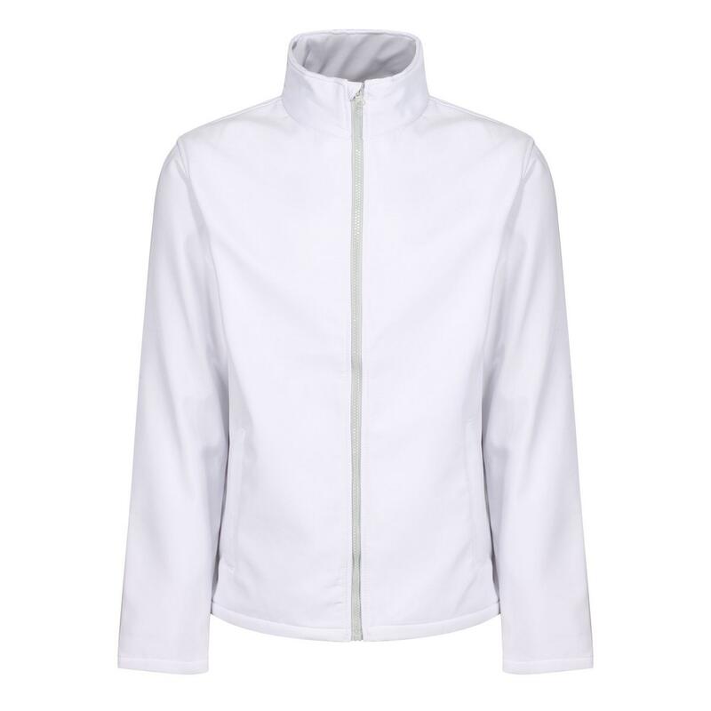 Veste softshell ABLAZE Homme (Blanc/gris)