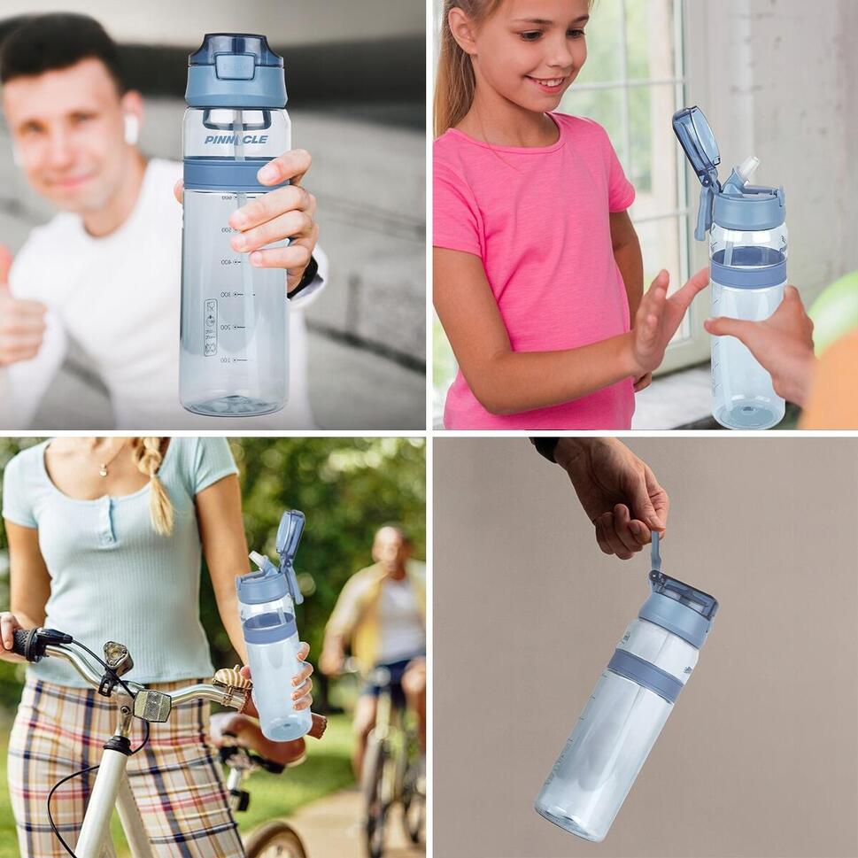 Butelka na wodę z uchwytem i słomką 850ml Pinnacle PHY-B-1011