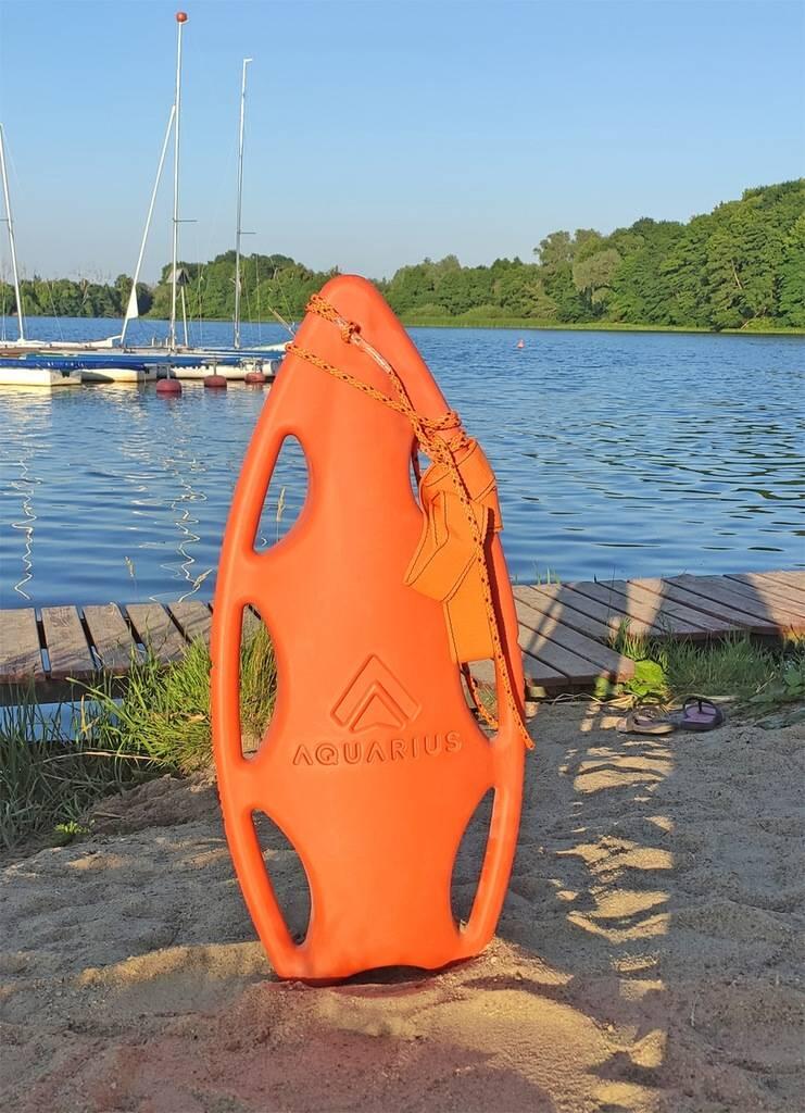 Bojka Ratownicza Aquarius Deska Asekuracyjna ATEST Aurora 84cm CERTYFIKAT 6/7