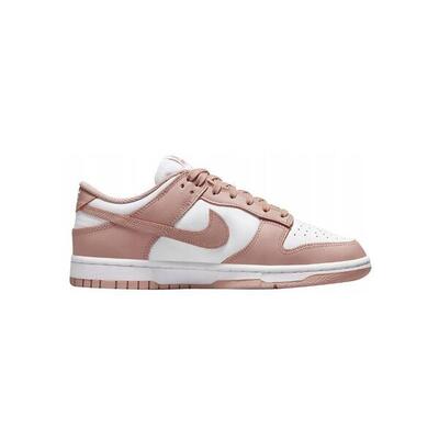 Schoenen - lifestyle - dames - dunk low rose whisper - wit/roze.