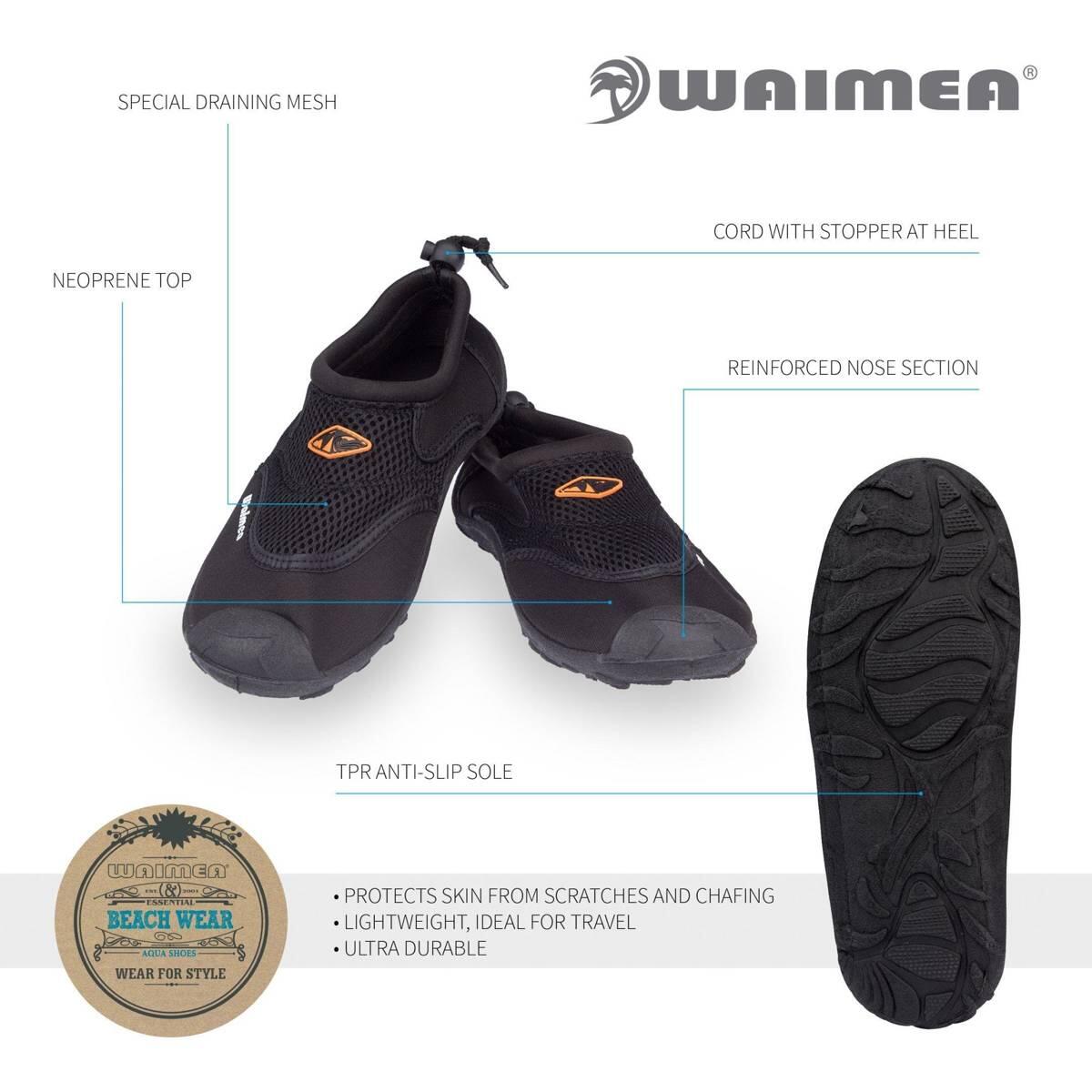 Buty do pływania neoprenowe do wody WAIMEA Wave Rider plażowe 7/7