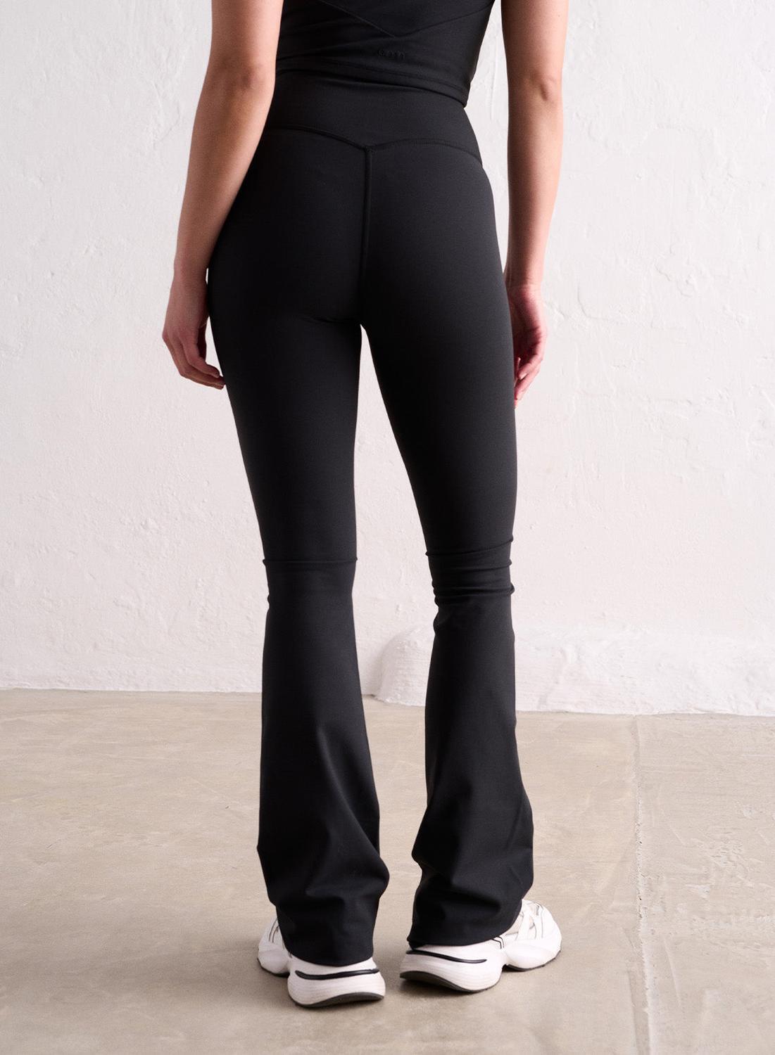 Femme Leggings Évasé Évacuant l'humidité Noir 6/7