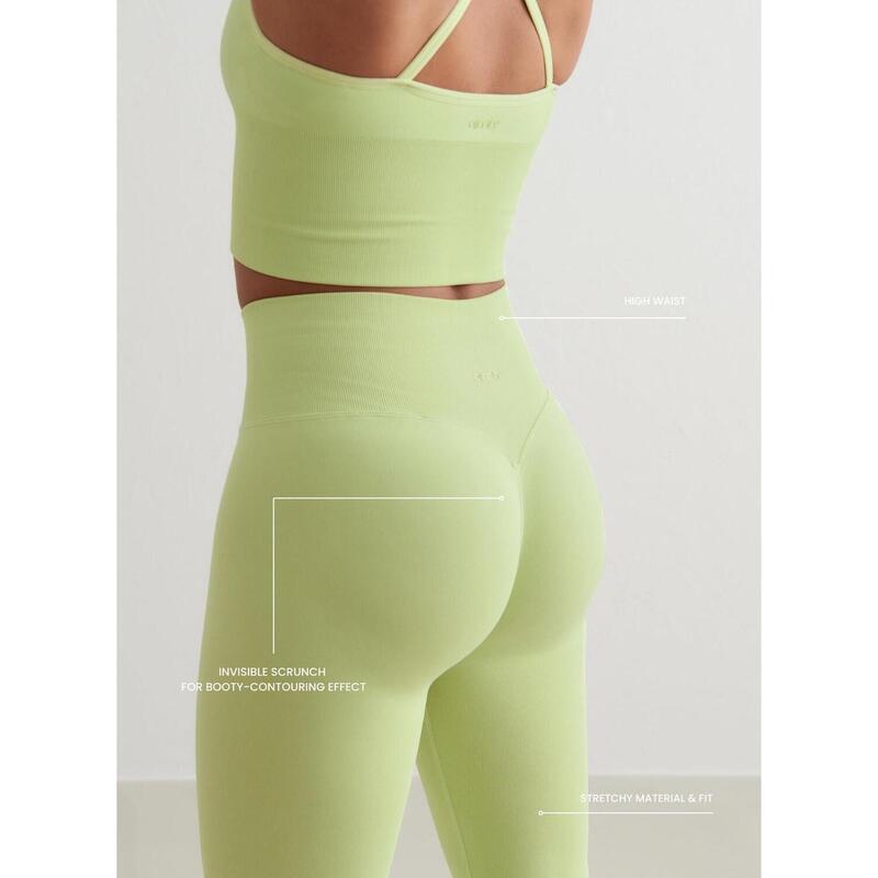 Legging Shape Naadloze Yoga Dames Matcha aim'n