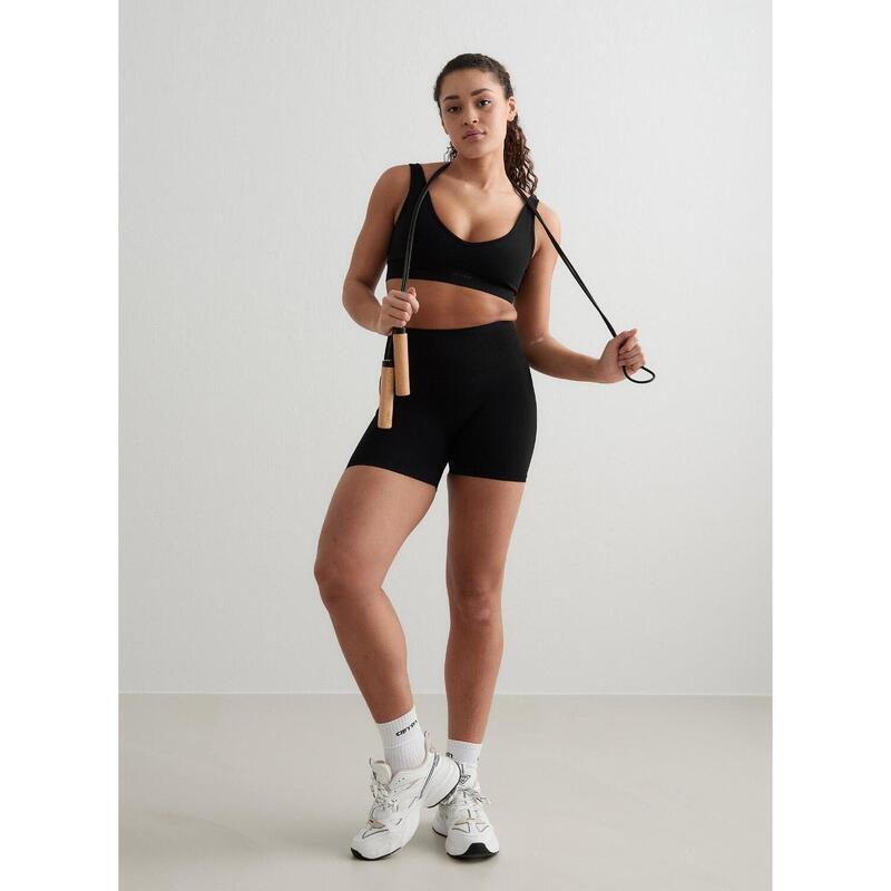 Short Shape Seamless Hotpants Yoga Femme Noir aim'n