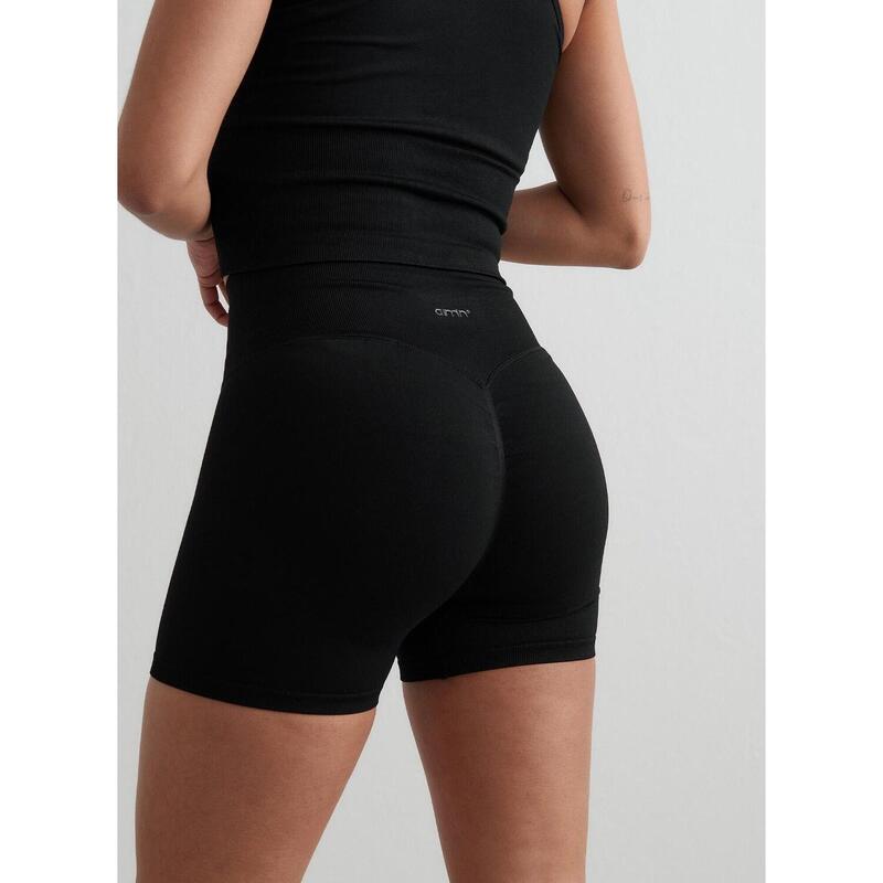 Black Shape Seamless Hotpants