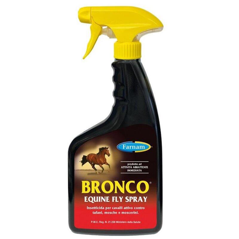 BRONCO Insetticida per cavalli attivo contro tafani mosche e moscerini 600 ml