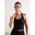 Soutien-gorge sport yoga femme évacuant humidité Bralette lanières Noir