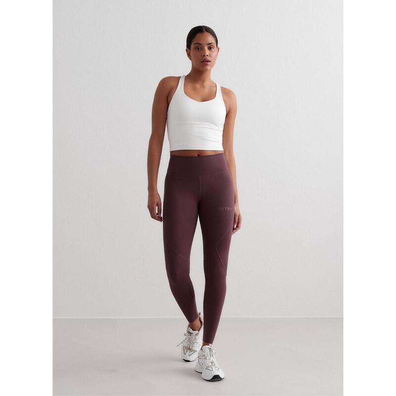 Soutien-gorge sport yoga femme évacuant humidité Bralette lanières Blanche