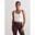 Soutien-gorge sport yoga femme évacuant humidité Bralette lanières Blanche