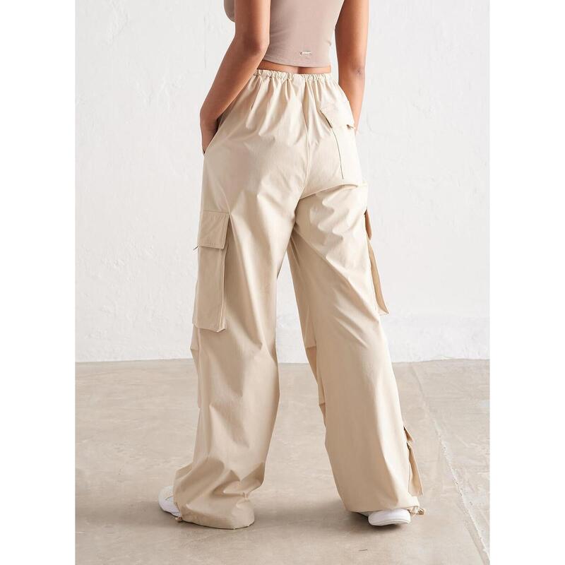 Broek Parachute Yoga Dames Café Au Lait aim'n