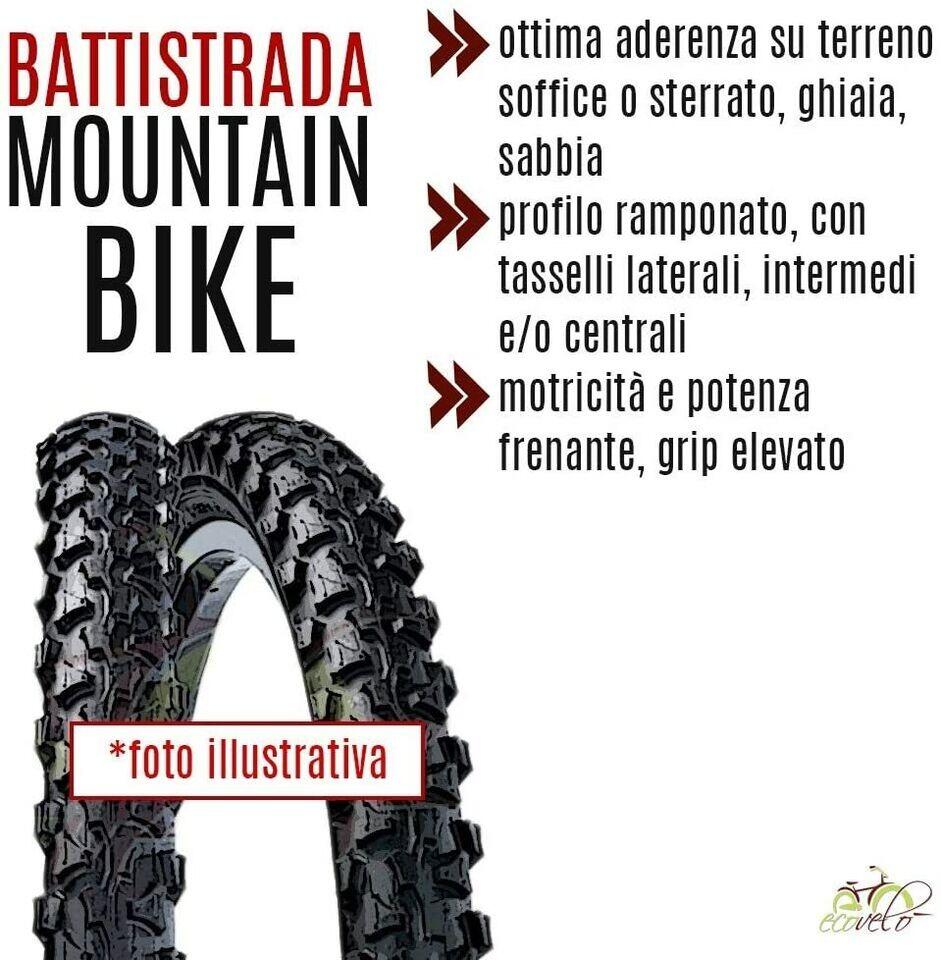 2 Copertoni16x1.95 50-305 +camere Valvola America Pneumatici Neri Kenda K817 Bici Mtb Bimbo