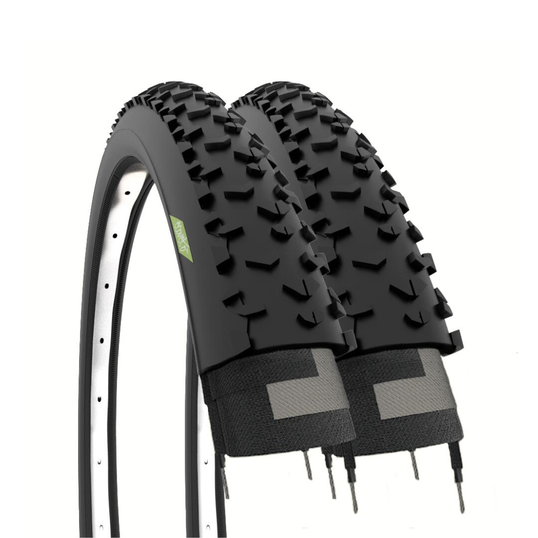 ECOVELO 2 copertoni 27.5x2.25 (57-584),pneumatici tassellati 27 x 2.25 gomme bici mtb EV