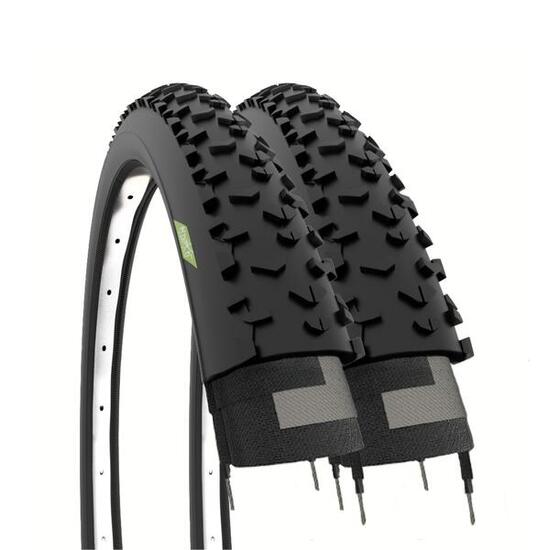 2 copertoni 27.5x2.25 (57-584)pneumatici tassellati 27 x 2.25 gomme bici mtb EV