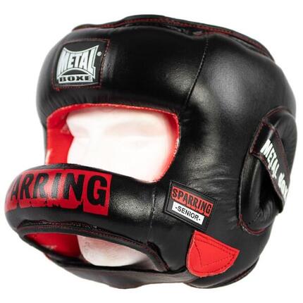 Casque à barre sparring metal boxe