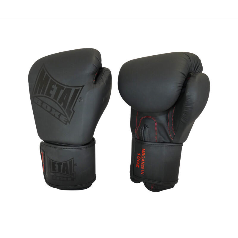 Luvas de treino black thai metal boxe
