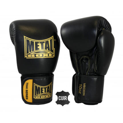 Gants de boxe cuir Metal Boxe thai series