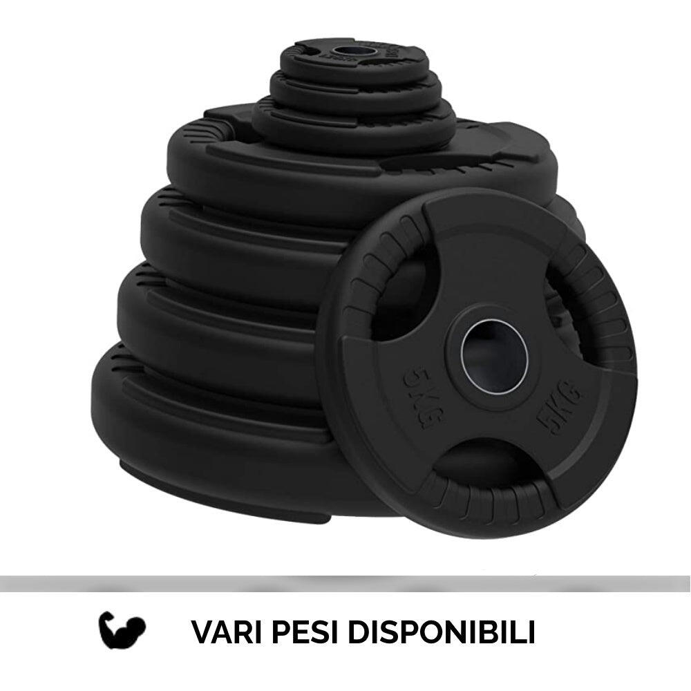 2 Dischi Olimpionici Gommati da 5 Kg  FF 6/7
