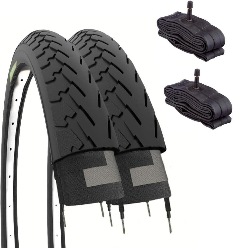ECOVELO 2 copertoni 700x35C 28 1 5/8 3/8 + camere, pneumatici bici 700 x 35C trekking EV