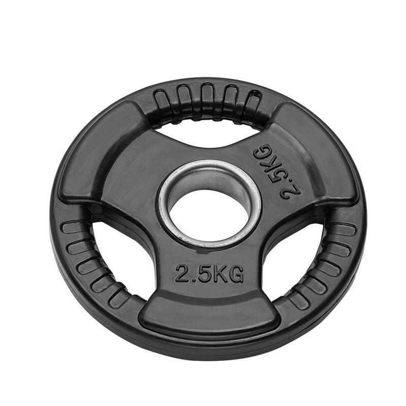 2 Dischi Olimpionici Gommati da 5 Kg  FF 7/7