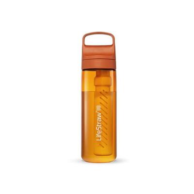 Waterfilterfles go 2.0 kyoto orange 650 ml - oranje