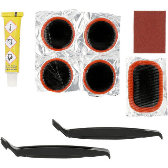 FISCHER Flickbox Schläuche - 9tlg. mit Reifenheber