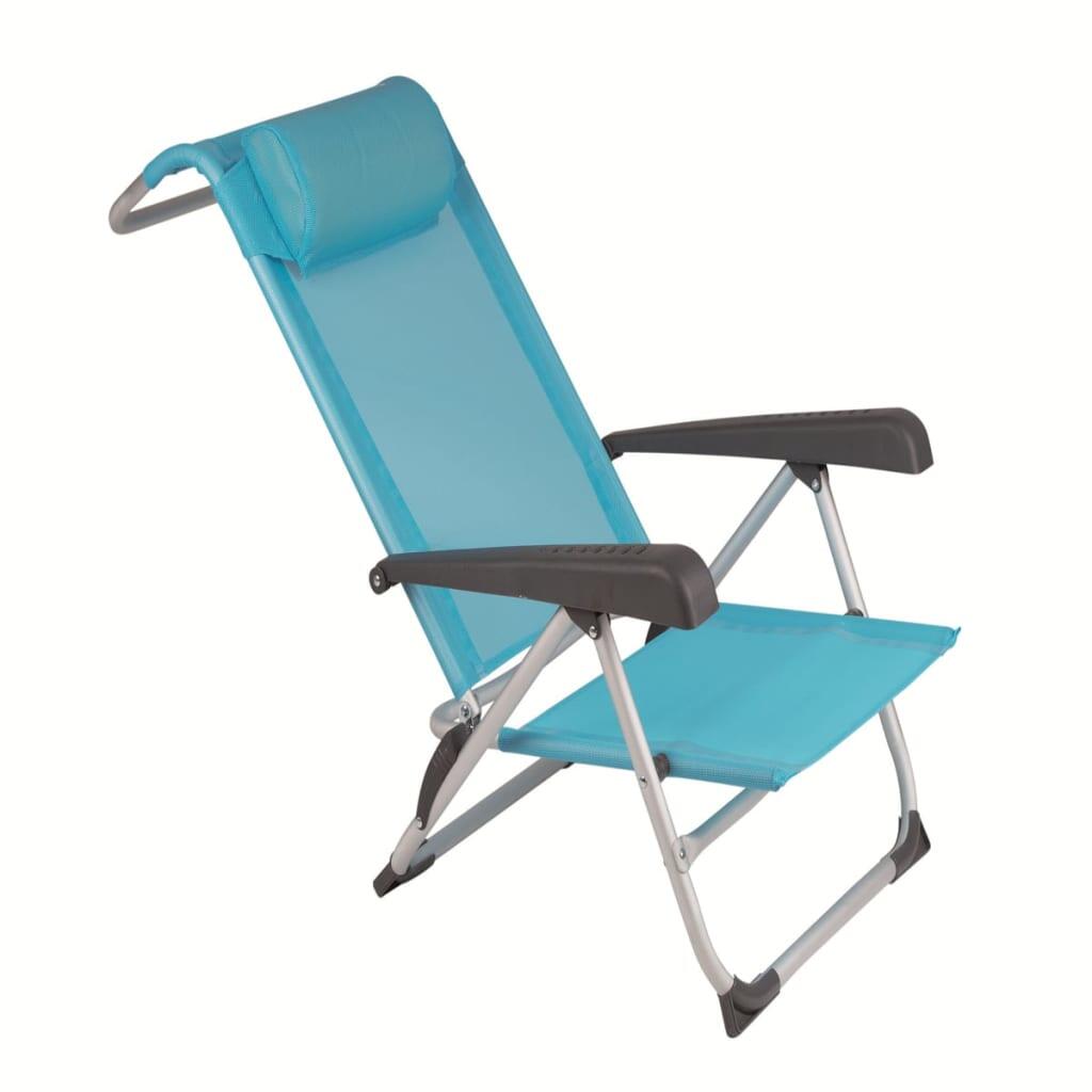 Bo-Camp Strandstoel Saint-Tropez Blauw 2/7