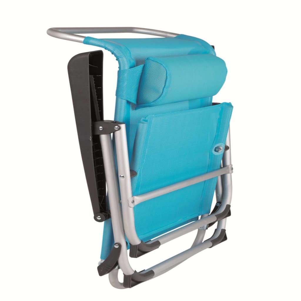 Bo-Camp Strandstoel Saint-Tropez Blauw 4/7