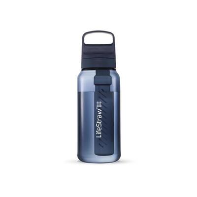 Waterfilterfles go 2.0 aegean sea blue 1 liter - blauw