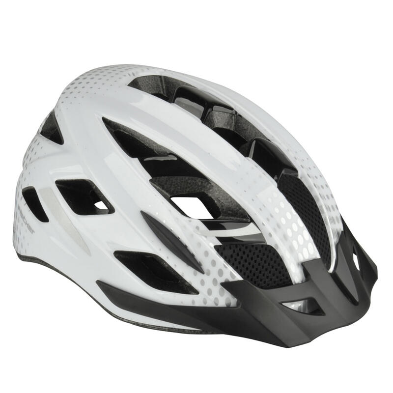 Kask rowerowy dla dorosłych Fischer Lano z oświetleniem, regulowany