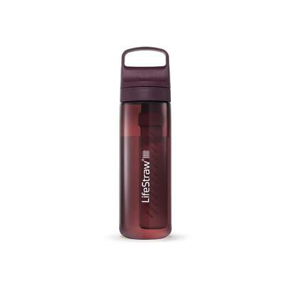Waterfilterfles go 2.0 merlot me away red 650 ml - rood
