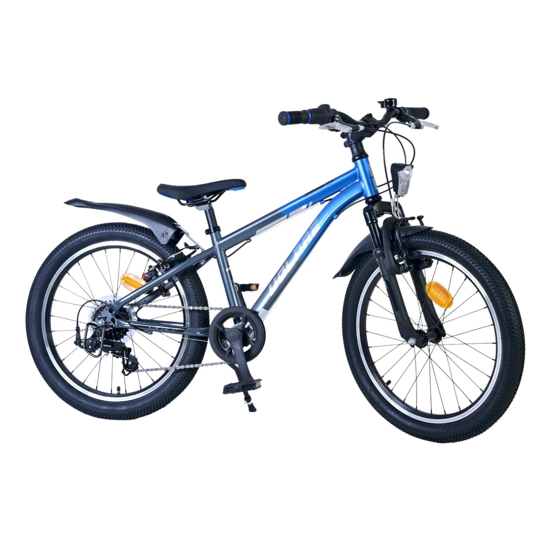 Bicicleta criança 20 polegadas volare xc 6-8 anos azul