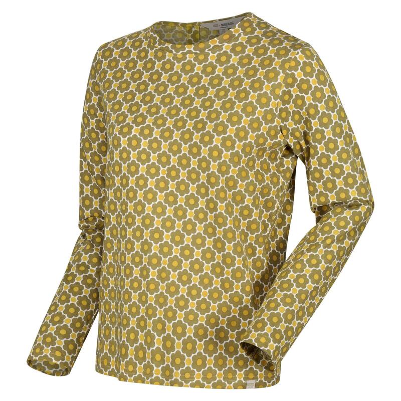 "Orla Kiely" TShirt für Langärmlig Damen Senf