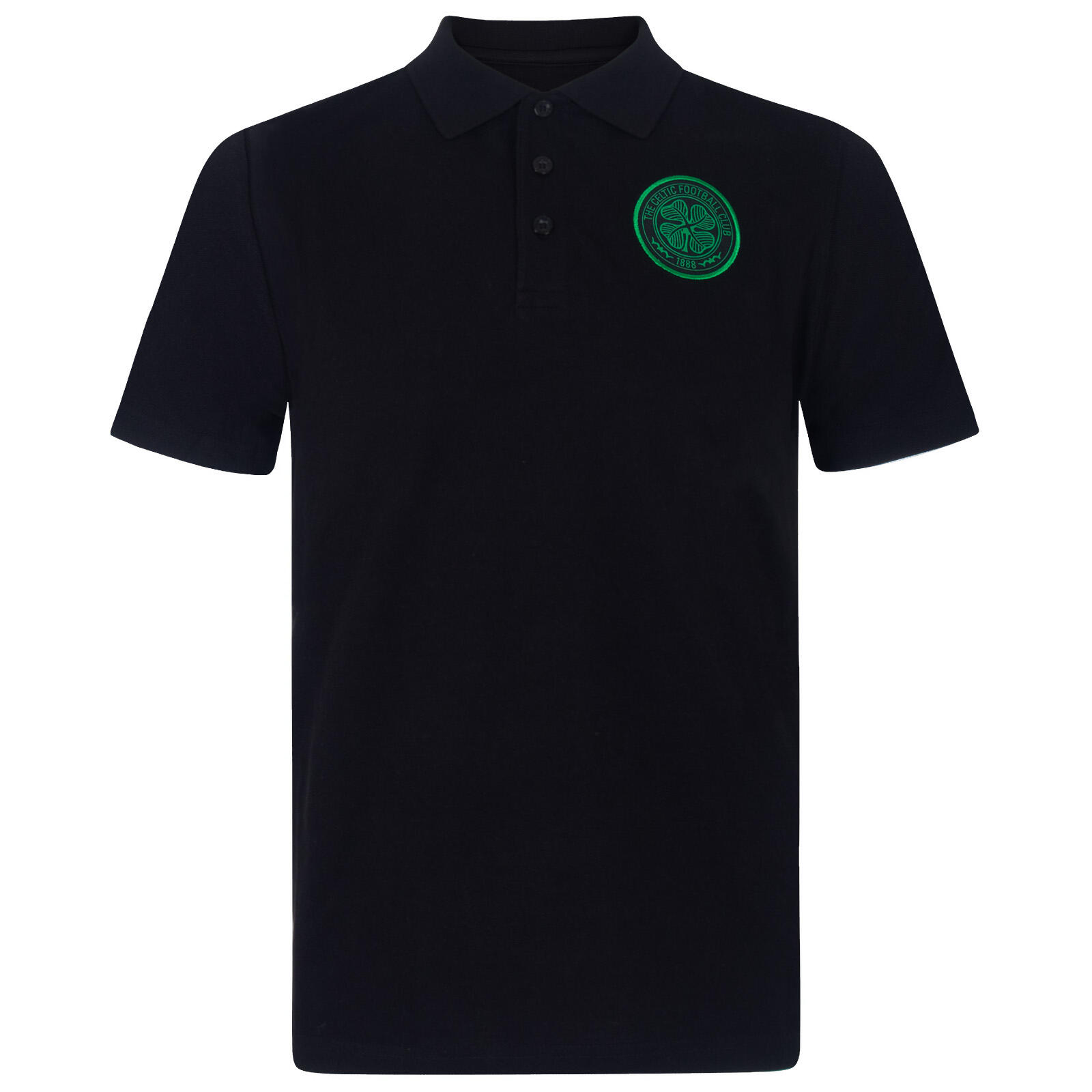CELTIC FC Celtic FC Mens Polo Shirt Crest OFFICIAL Football Gift