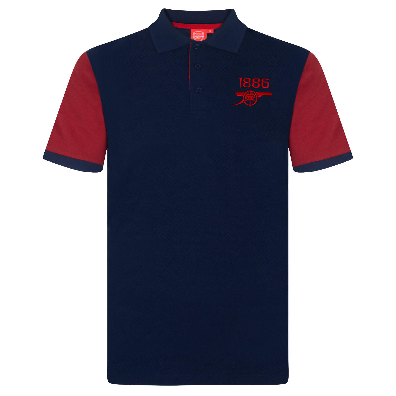 ARSENAL Arsenal FC Mens Polo Shirt Crest OFFICIAL Football Gift