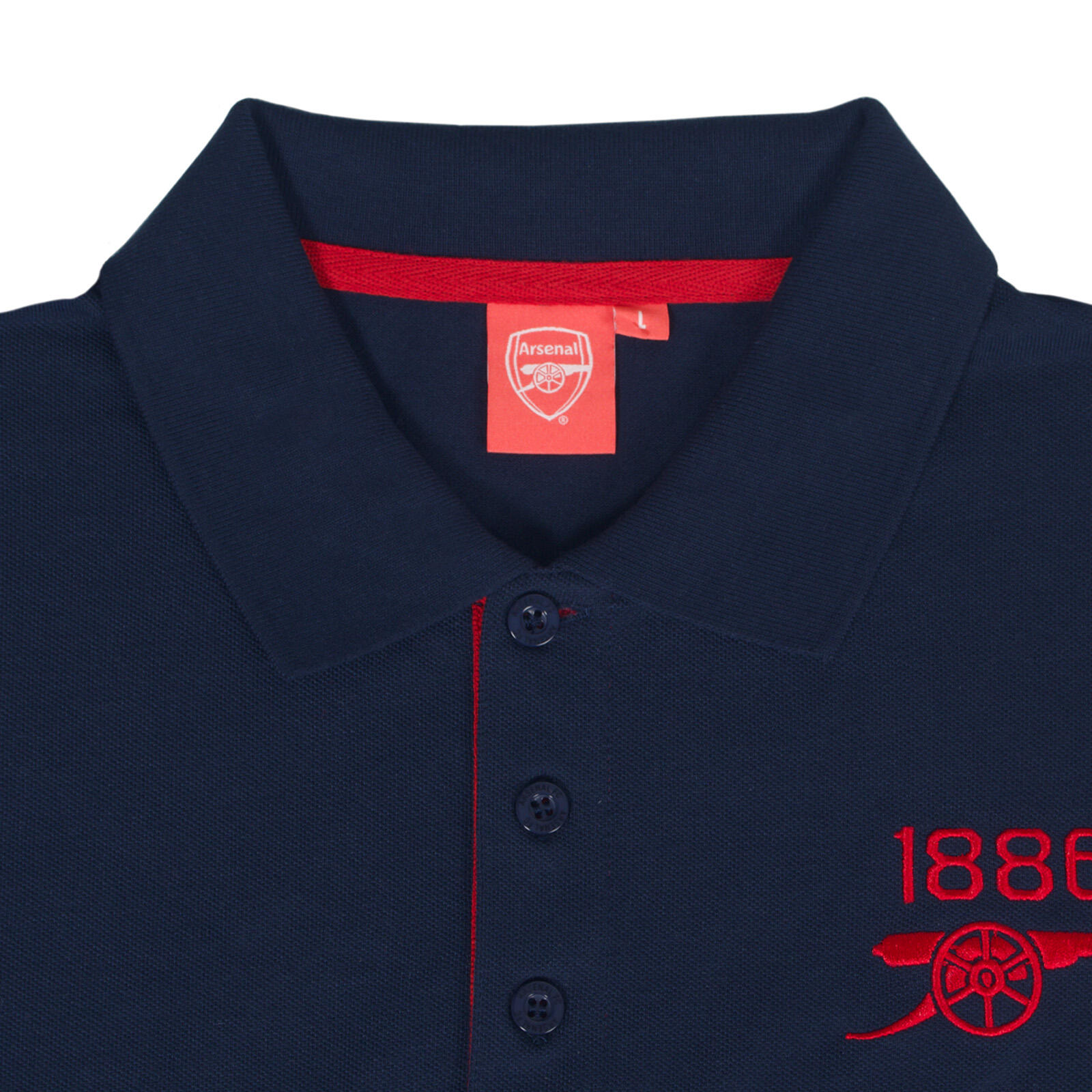 Arsenal FC Mens Polo Shirt Crest OFFICIAL Football Gift 3/7