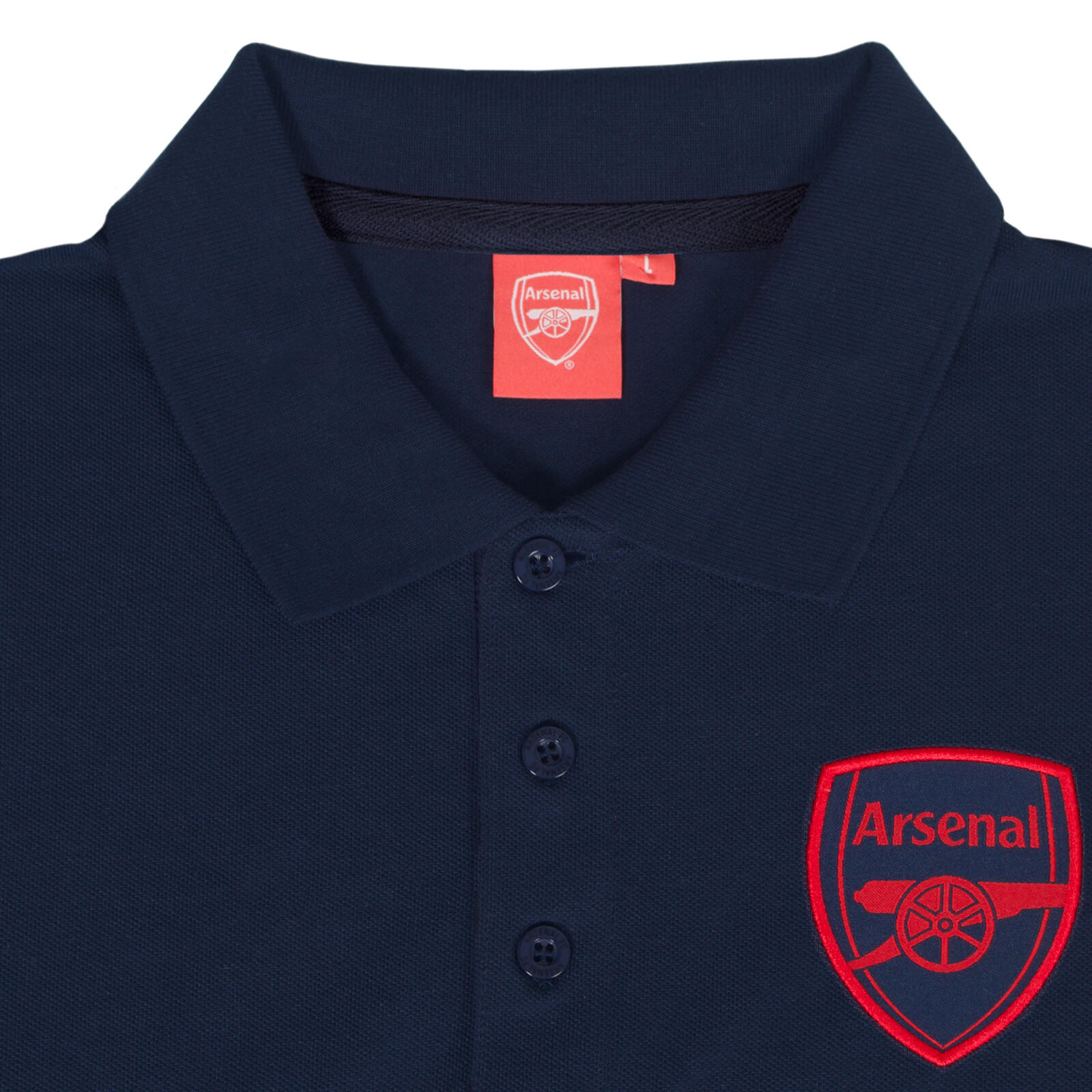 Arsenal FC Mens Polo Shirt Crest OFFICIAL Football Gift 3/7